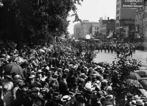 Statue of Commodore John Barry unveiled, Washington DC, 16 May 1914. Creator: Harris & Ewing. Statue of Commodore John Barry unveiled, Washington DC, 16 May 1914. Creator: Harris & Ewing