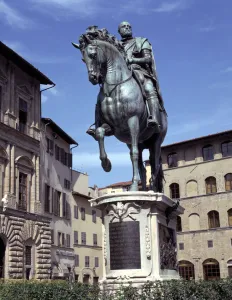 Equestrian Prints: Statue of Cosimo de Medici, Piazza della Signoria, Florence, Italy