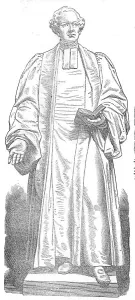 Dean Prints: Statue of the Dean of Ripon, St. George's Hall, Liverpool, 1871. Creator: Unknown