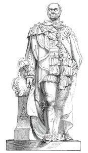 Sussex Prints: Statue of the Duke of Sussex, by Baily, 1844. Creator: Unknown
