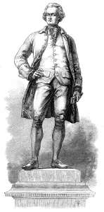 Foley John Henry Prints: Statue of Edmund Burke, by J. Foley, R