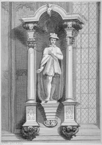 Mills Prints: Statue of Edward VI, Guildhall Chapel, City of London, 1822. Artist: T Mills