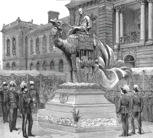 Chatham Kent England Prints: The Statue of General Gordon at the Brompton Barracks