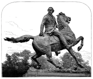 Revolt Of 1857 Prints: Statue of General Sir James Outram