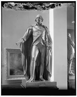 Founding Father Prints: Statue of George Washington, between 1910 and 1920