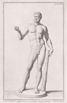 Engraving And Etching Gallery: Statue of Hercules, 1734. Creator: Marc Antonio Corsi