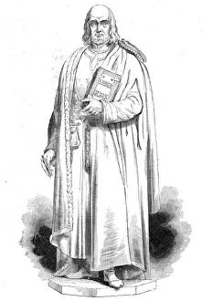 Statue of John Carpenter, at the City of London School, 1844. Creator: Unknown