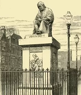 Statue of Johnson, 1898. Creator: Unknown