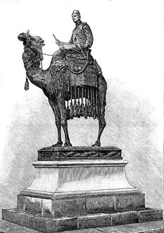 P Naumann Prints: Statue of the late General C. G