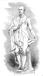 Wellesley Prints: Statue of the late Marquis Wellesley, by Weekes, 1845. Creator: Unknown