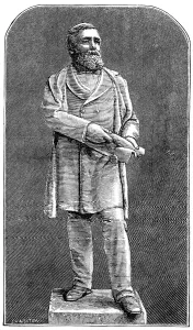 John Robert Steell Prints: Statue of the late Mr. Bolckow, 1881. Creator: Unknown