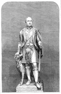 Saxe Coburg Gotha Albert Prints: Statue of the late Prince Consort, at Balmoral, by W. Theed, 1864. Creator: Unknown