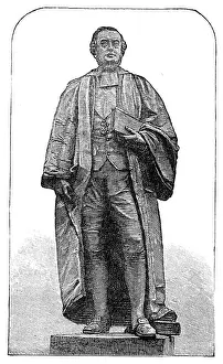 Macleod Prints: Statue of the late Rev. Dr. Norman Macleod, at Glasgow, 1881. Creator: Unknown