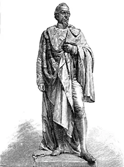 Statue of Lord Beaconsfield at Liverpool, 1883. Creator: Unknown
