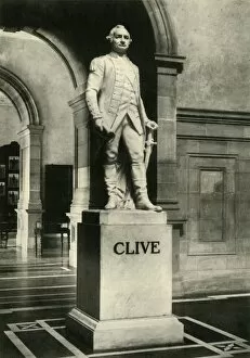British Government In India Gallery: Statue of Lord Clive, 1925. Creator: Unknown
