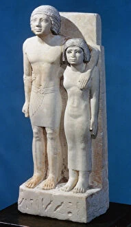 Images Dated 21st February 2007: Statue of Memi and Sabu, 26th-25th century BC