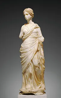 Muse Prints: Statue of a Muse, about A.D. 200. Creator: Unknown