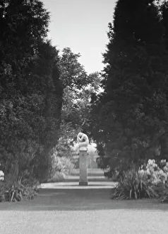 Garden Feature Prints: Statue by Paul Manship in the Griffin or Nissen Garden
