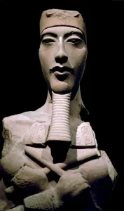 Akenaten Gallery: Statue of the Pharaoh Akhenaten, 14th century BC