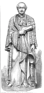 Saxe Coburg Gotha Albert Prints: Statue of Prince Albert at Canterbury Cathedral, 1869. Creator: Unknown
