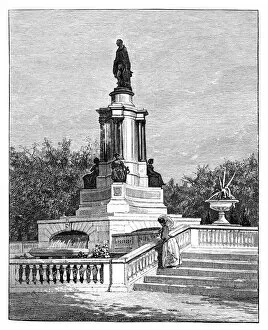Statue of Prince Albert, Memorial of the Great Exhibition, London, late 19th century