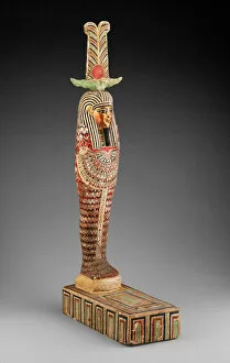 Afterlife Gallery: Statue of Ptah-Sokar-Osiris, Egypt, Ptolemaic Period (332-30 BCE). Creator: Unknown