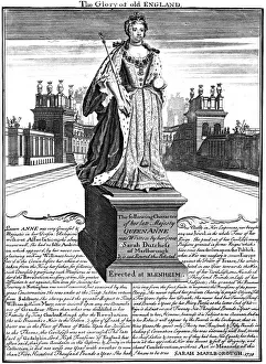 Blenheim Palace Collection: Statue of Queen Anne (1665-1714), Blenheim Palace, Oxfordshire, 1738