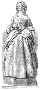 Alexander Munro Prints: Statue of Queen Mary II. by A. Munro, in Westminster Hall, 1869. Creator: Unknown