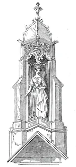Inn Of Court Gallery: Statue of Queen Victoria, on the Great South Gable, Lincolns Inn New Buildings, 1845