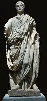Badajoz Gallery: Statue of a Roman citizen with a toga, 1st century BC