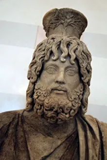Statue of Serapis, Greco- Egyptian God of the Underworld