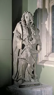 Arnold Collection: Statue of Sir John Cutler, English merchant, philanthropist and politician, 17th century