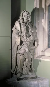 Statue of Sir John Cutler, English merchant, philanthropist and politician, 17th century