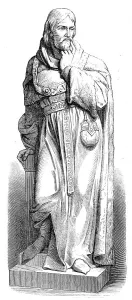 Statue of Sir Michael de la Pole, at Hull, 1871. Creator: Unknown