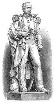 Colonialist Prints: Statue of Sir W. Stevenson, late Governor of the Mauritius, 1864. Creator: Unknown