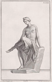 Engraving And Etching Gallery: Statue of Venus, 1734. Creator: Giovanni Girolamo Frezza