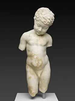 Looking Down Gallery: Statue of a Young Boy, 1st century. Creator: Unknown