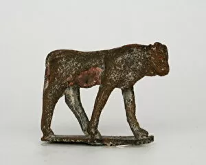 Apis Bull Gallery: Statuette of the Apis Bull, Egypt, Third Intermediate Period-Late Period