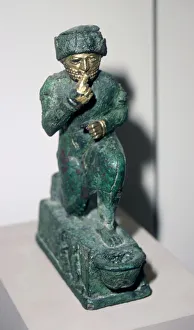 Statuette of a Babylonian worshipper, possibly Hammurabi, dedicated to the God Amurru