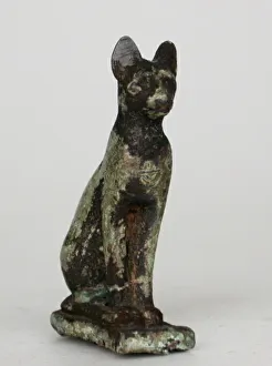 Statuette of a Cat, Egypt, Third Intermediate Period, Dynasty 21-25 (about 1069-664 BCE) Statuette of a Cat, Egypt, Third Intermediate Period, Dynasty 21-25 (about 1069-664 BCE)