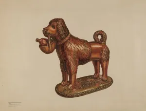 Statuette of a Dog, c. 1937. Creator: Frank Fumagalli