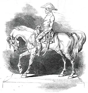 Douro Marquess Of Prints: Statuette of the Duke of Wellington, by Count d Orsay, 1845. Creator: Unknown