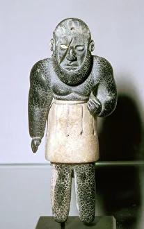 Iron Prints: Statuette of the genie La Balafre, Bactrian, end of 3rd to the start of 2nd millenium BC