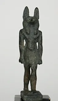 Headed Prints: Statuette of the God Anubis, Egypt, Third Intermediate Period-Late Period, Dynasty 21-31