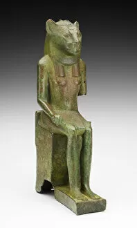 Kingship Gallery: Statuette of the God Horus, Son of Wedjat, Egypt, Ptolemaic Period (305-30 BCE)