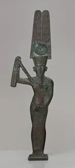 Statuette of the God Min, Egypt, Late Period, Dynasties 26-31 (664-332 BCE) Statuette of the God Min, Egypt, Late Period, Dynasties 26-31 (664-332 BCE)