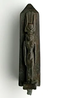 Childbirth Prints: Statuette of the Goddess Wadjet, Egypt, Late Period, Dynasty 26 (664-525 BCE)