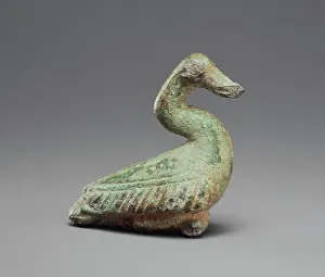 Goose Prints: Statuette of a Goose, about 500 BC. Creator: Unknown