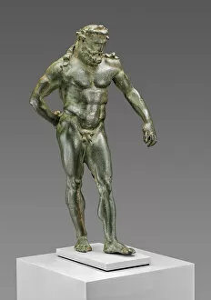 Herakles Gallery: Statuette of Hercules, Mid-late 1st century. Creator: Unknown