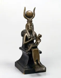 Isis Gallery: Statuette of Isis with Horus on her Laps